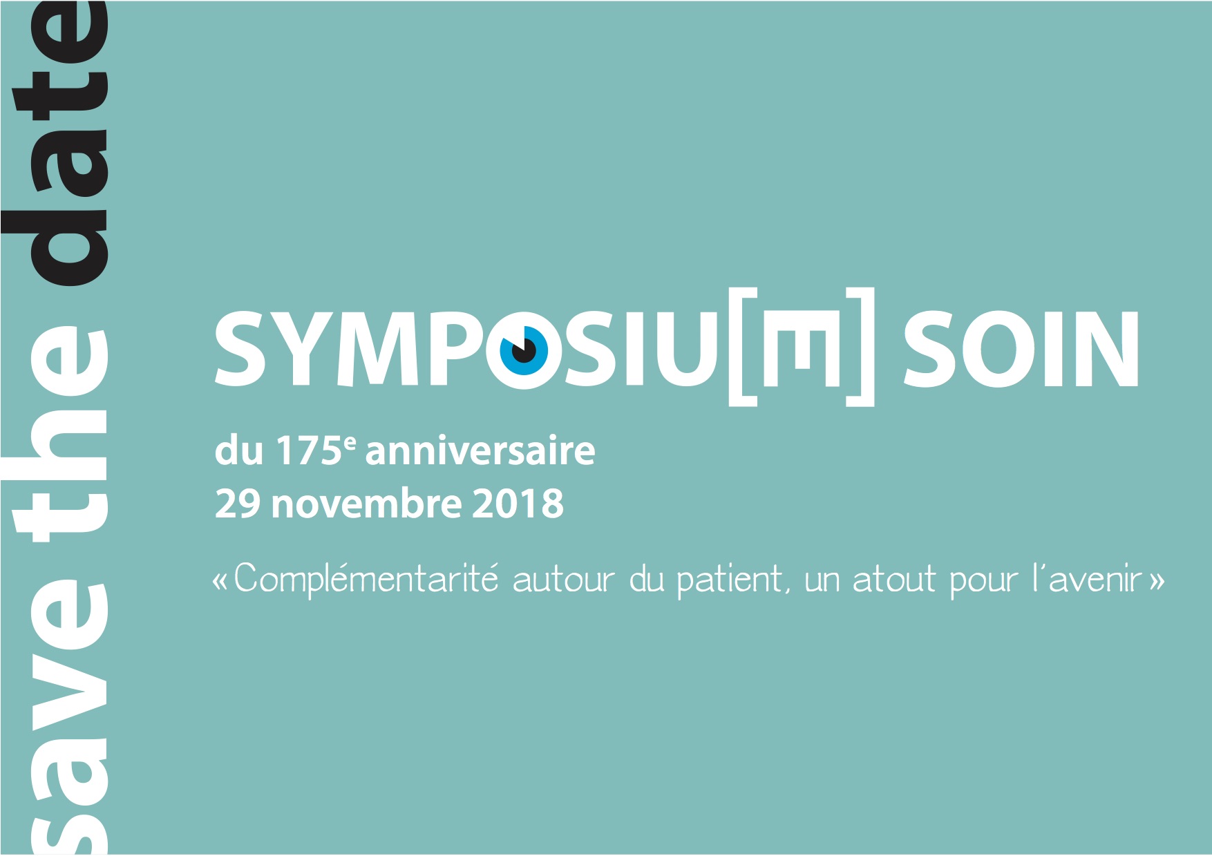 Image de la couverture du Save the date du Symposium soin 2018