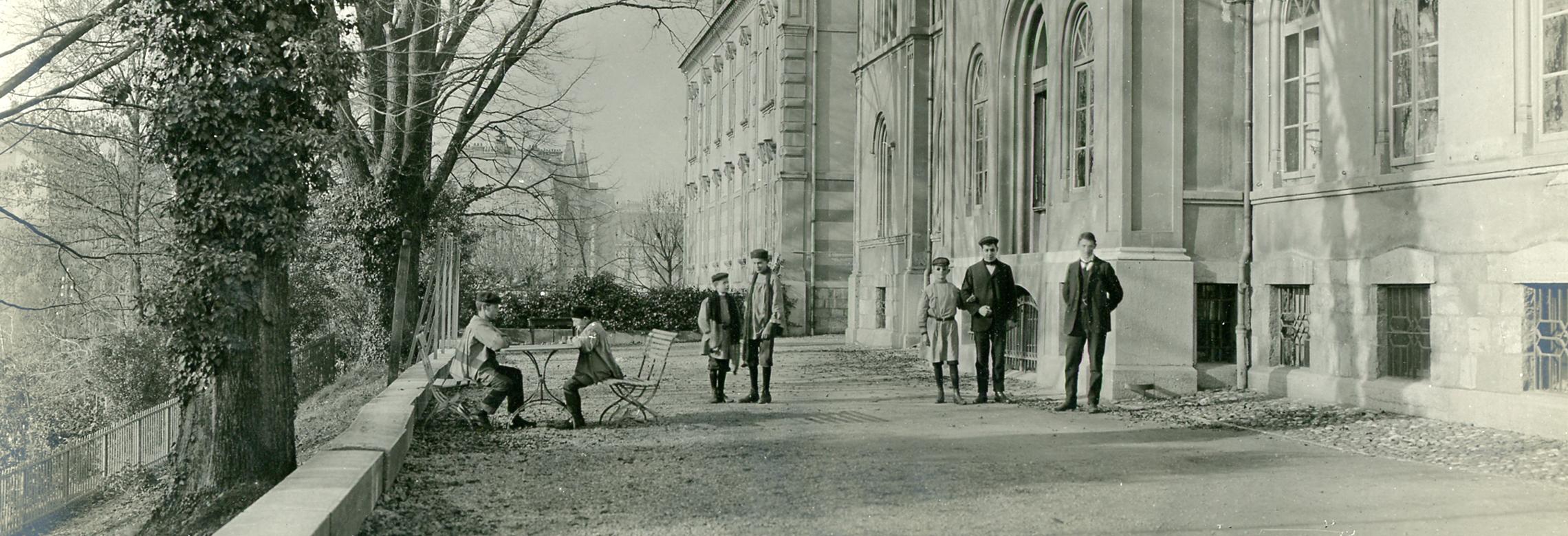 Image d'une photo historique de la Fondation Asile des aveugles