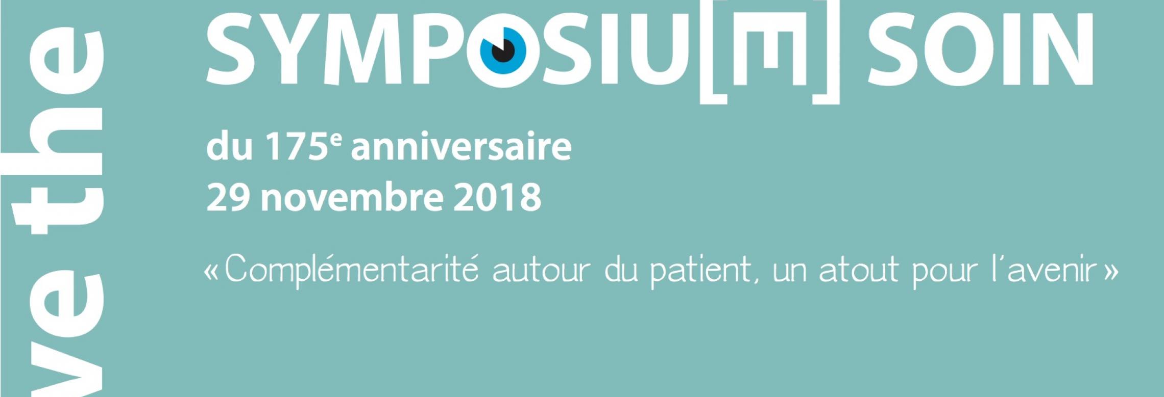 Image de la couverture du save the date du Symposium soin 2018
