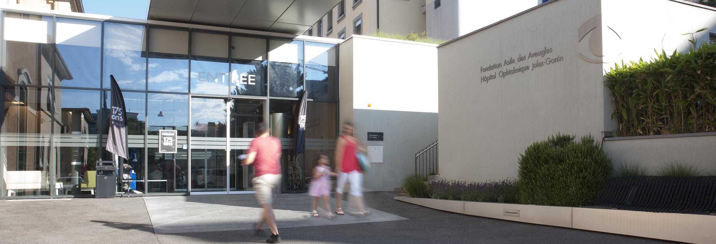 Image de l'entrée de l'Hôpital