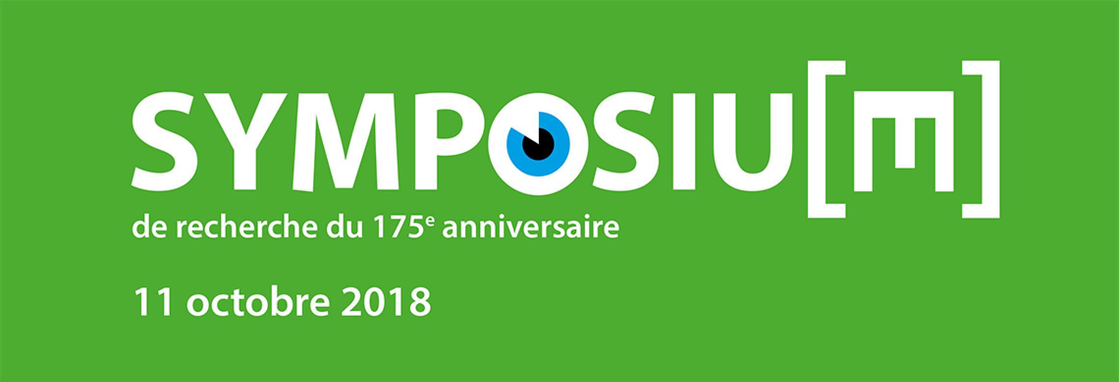 Image de l'affiche du symposium recherche 175e anniversaire